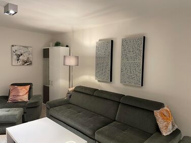 Гібридна акустична панель-абсорбер AbsorbFuser 100x50x11 см, звукопоглинаюча та дифузна панель (Сіра)