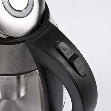 G3 Ferrari Glass & Stainless Steel Kettle & Teapot Set