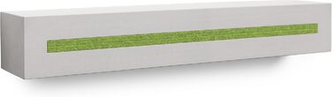 Buchenbusch urban design key board with concrete shelf 'light edition' 33x6x5 cm, key board wall, key storage hallway, (Light Green)