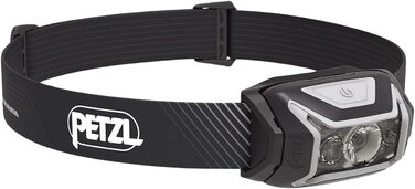 PETZL Actik Core – акумуляторний налобний ліхтар (сірий, універсальний розмір, комплект з ліхтарем)
