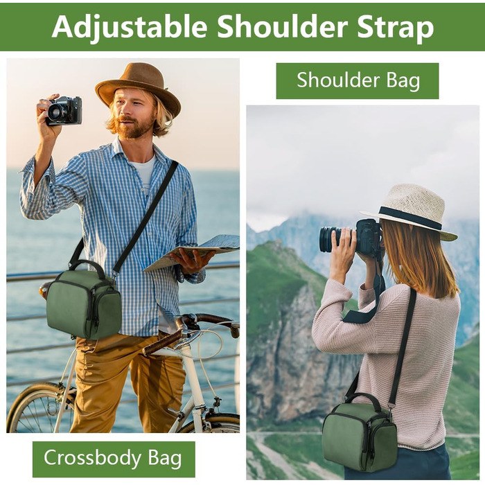 Чохол для камери Ainiv: DSLR/SLR, Canon, Nikon, Sony, водонепроникний, зелений