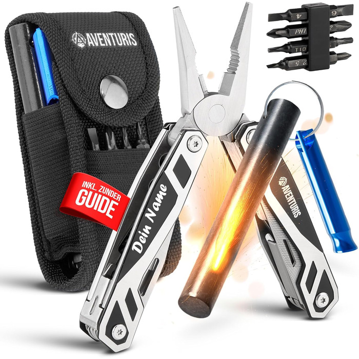 Мультитул Aventus® 21 функція: ніж, плоскогубці, викрутки (Survival Set)