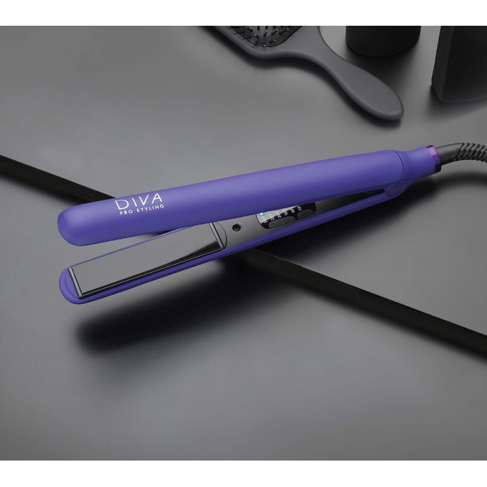 Випрямляч для волосся Diva Pro Styling Digital Styler фіолетовий з автоматичним вимкненням