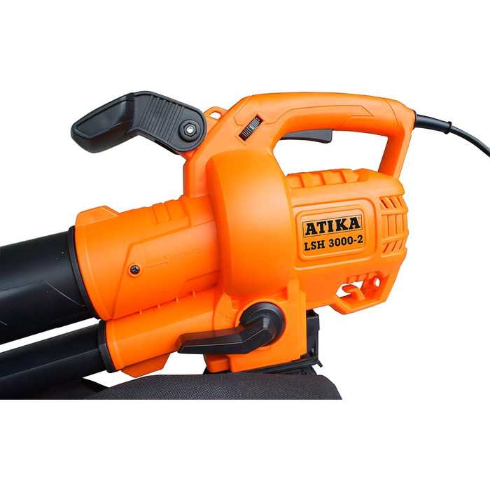 ATIKA LSH 3000-2 Leaf Vacuum, Leaf Blower, Leaf Shredder, Leaf Collector | 230V | 3000W
