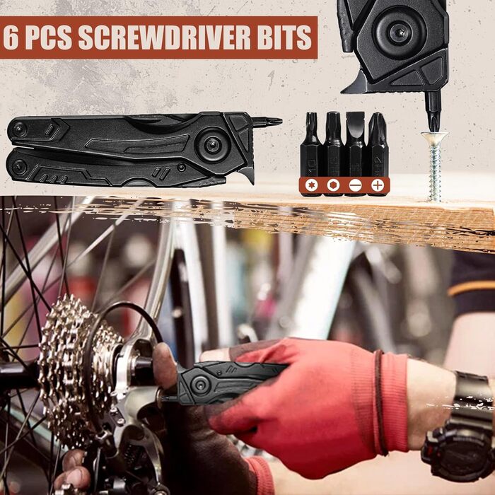 Мультитул Freelander 21-в-1: плоскогубці, ніж, пилка, набір біт для викрутки - для кемпінгу та відпочинку на природі. У комплекті нейлонова сумка. Чудовий подарунок для чоловіків