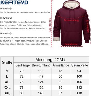 Капюшонний світшот Cavva для чоловіків: флісова тканина, захист від вітру та вологи, бавовна, теплий, армійного кольору (вишневий, XL)