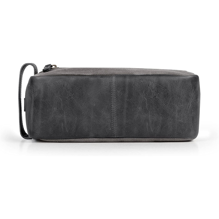 Чоловіча дорожня сумка Londo Echtleder, набір сумок для туалету (чорний)