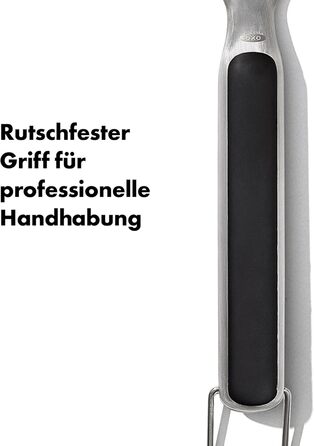 Набір OXO Good Grips для гриля: лопатка та щипці – нержавіюча сталь, 41 см та 47,5 см, безпечне миття в посудомийній машині