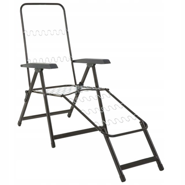Шезлонг сталевий Patio Lena H024-07PB, сірий