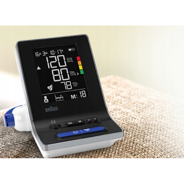 Тонометр на плече Braun ExactFit 3 BUA6150 з функцією визначення аритмії та чохлом