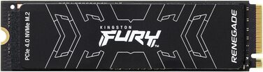 SSD Kingston FURY Renegade PCIe 4.0 NVMe M.2 2TB з радіатором для геймерів та ентузіастів