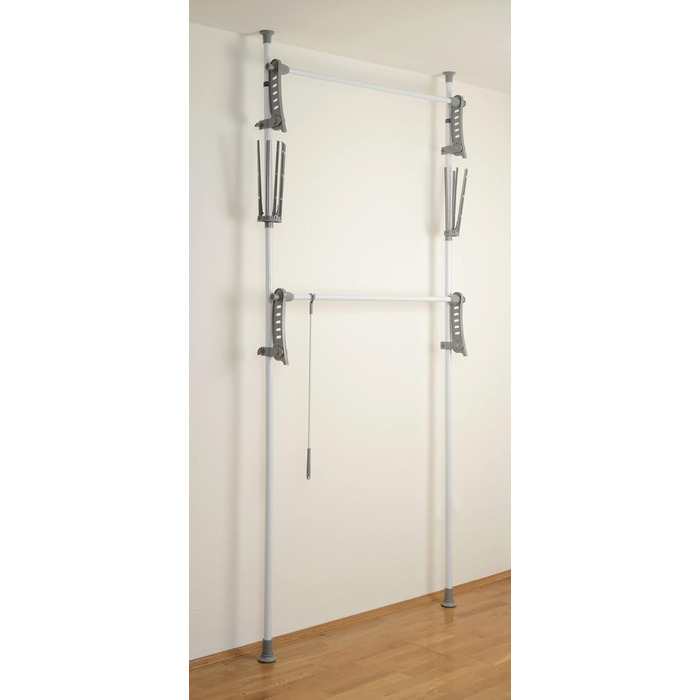 WENKO Telescopic System Hercules Flex, adjustable organization system, wardrobe system