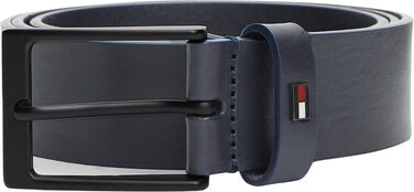 Чоловічий шкіряний ремінь Tommy Hilfiger Layton 3.5 (Space Blue), розмір 90