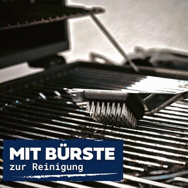 Набір грилю з нержавіючої сталі Essentielles - стійкий до нагрівання та корозії, з практичною сумкою