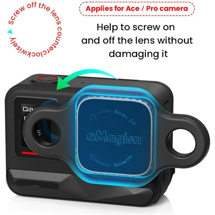 Фільтри для Insta360 Ace Pro: CPL, UV, ND (4, 8, 16, 32), ND4-PL, ND8-PL, ND16-PL, ND32-PL, комплект для екшн-камери, водонепроникний магнітний дизайн