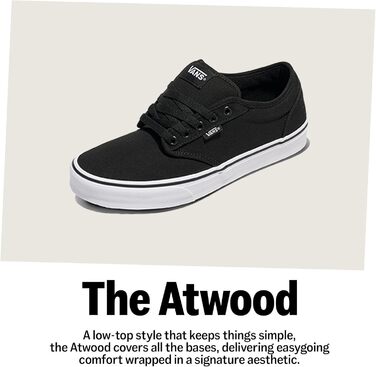 Чоловічі кросівки Vans Atwood, 43 розмір, чорного кольору