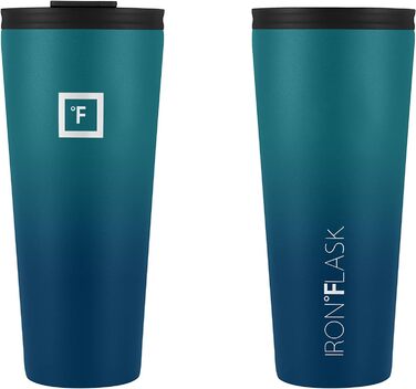 IRON °FLASK Classic Tumbler 2.0 - 32oz Stainless Steel Water Bottle with 2 Lids (Straw Flip), Vacuum Insulated, Double-Walled Travel Mug