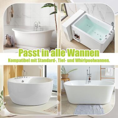 Подушка для ванни Vollkörper для тіла, спини, голови та шиї - комфортне та швидковисихаюче сіре подушко для ванни