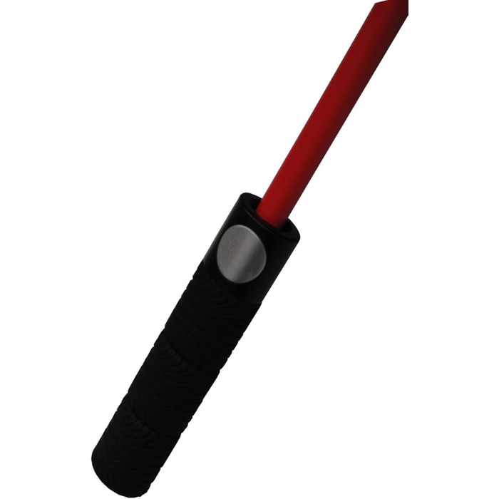 COLLAR AND CUFFS London XL Windproof Golf Umbrella - 154cm Fiberglass Frame - Automatic Open/Close - Red & Black