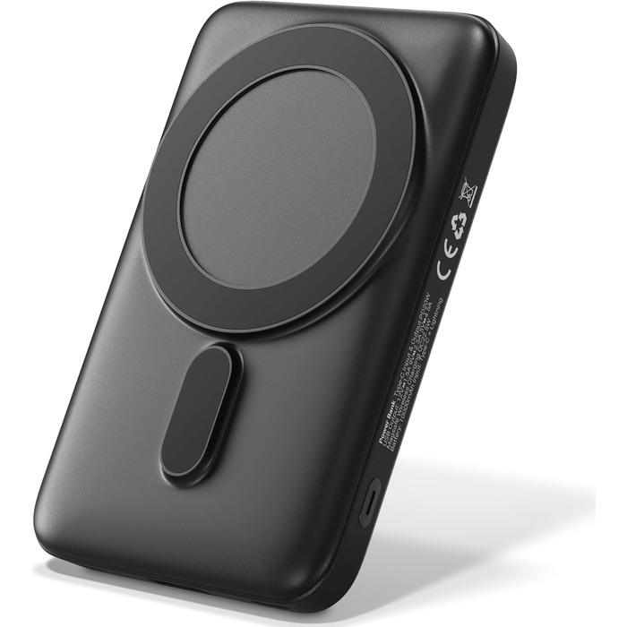 Портативний зарядний пристрій Powerbank Mini 9000mAh білий - Швидка зарядка, PD20W Type-C, LED-індикатор, USB & Type-C виходи