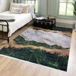 Килим Mazovia Modern 80х150 см зелено-золотистий
