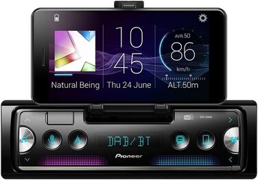 Автомагнітола Pioneer SPH-20DAB 1DIN з DAB+, Bluetooth, USB, підтримкою Android та iPhone, додатком Smart Sync