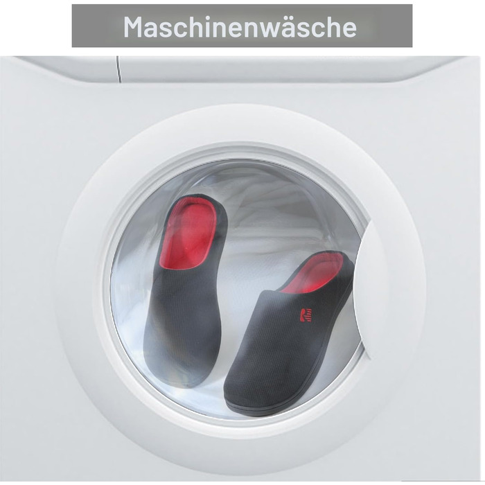 Чоловічі халапи RockDove Original з двокольоровою підошвою з memory foam, 43.5 EU, чорний та червоний