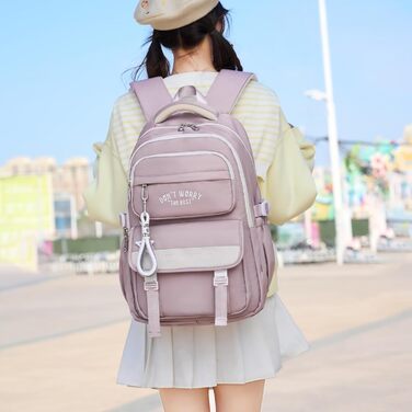 Шкільний рюкзак для підлітків (дівчаток та хлопців) з відділенням для ноутбука 15,6