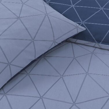 Комплект постільної білизни Vision Hugo сірого кольору для двоспального ліжка (140x200 см) з 2 наволочками – 100% бавовна