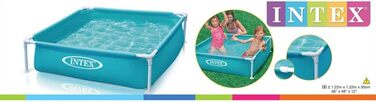 Надувний каркасний басейн Intex Mini Frame Pool (1 шт., блакитний)