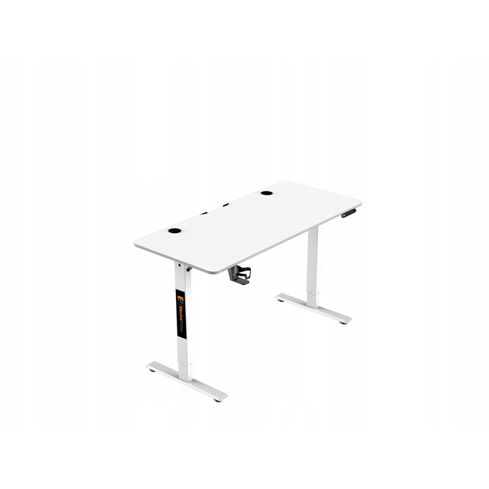 Ігровий стіл Electroprime з регулюванням висоти, білий MDF, 140x60 см