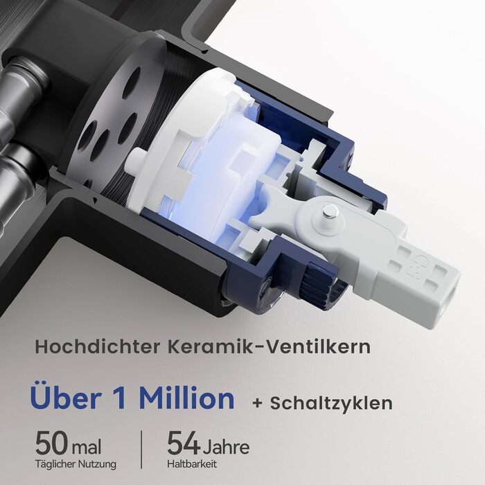 Кран кухонний CECIPA SOFETIY SERIE, чорний, з висувною лійкою, 360° поворот, нержавіюча сталь, двофункціональний