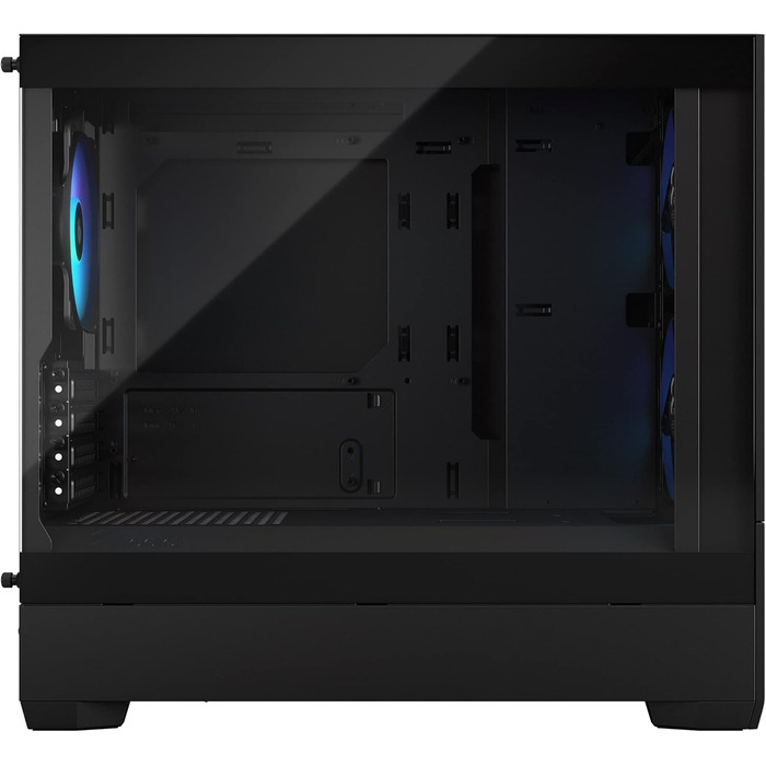 Корпус для ПК Fractal Design Pop Mini Air RGB Black з темперованим склом та сіткою Honeycomb Mesh – 3 RGB вентилятори, підтримка mATX