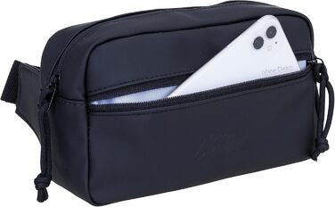 Сумка на пояс Wimmerl: водонепроникна, унісекс, чорна, з ключницею