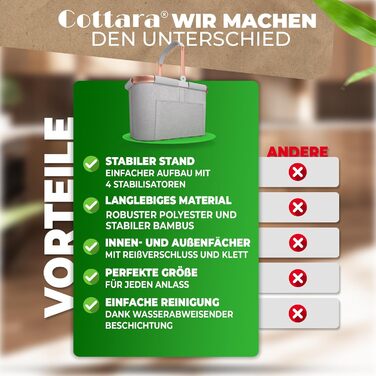 Великий стабільний кошик для покупок | Кошик для перенесення з ручками та посиленим дном, передня кишеня та внутрішня кишеня на блискавці | Ідеально як сумка для покупок, кошик для пікніка або шопер (Світло-сірий Рожевий)