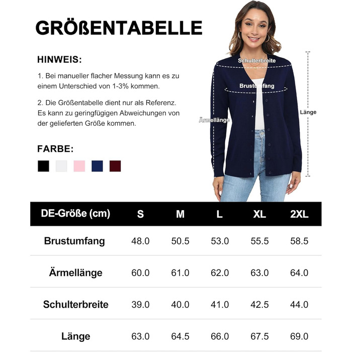 Жіноча легка в'язана жилетка з довгим рукавом, в'язаний пуловер з V-подібним вирізом, вінтажна класична жилетка з ґудзиками, темно-синього кольору XXL