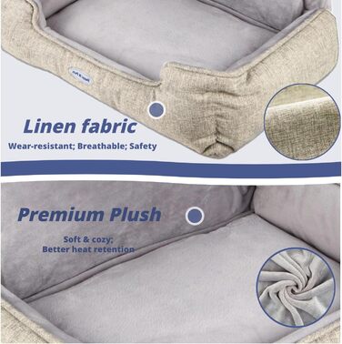 Килимок для котів на батарею Happi N Pets, лежанка-гамак для котів, бежевий, 65x36x27 см