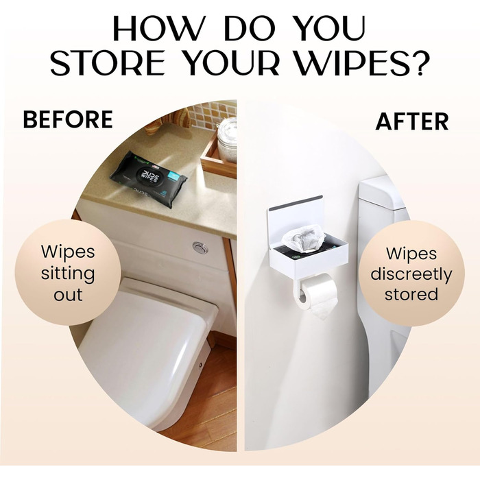Day Moon™ Toilet Paper Holder White, Wet Tissue Box - Toilet Paper Holder With Wet Tissue Box, Toilet Paper Holder With Shelf - Toilet Paper Holder Stainless Steel White With Storage