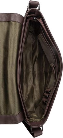 LEABAGS Чоловіча/Жіноча Лэптоп-сумка Oxford з Екошкіри, 15 дюймів – Месенджер, Робоча сумка, Сумка через плече, 38x31x10 см