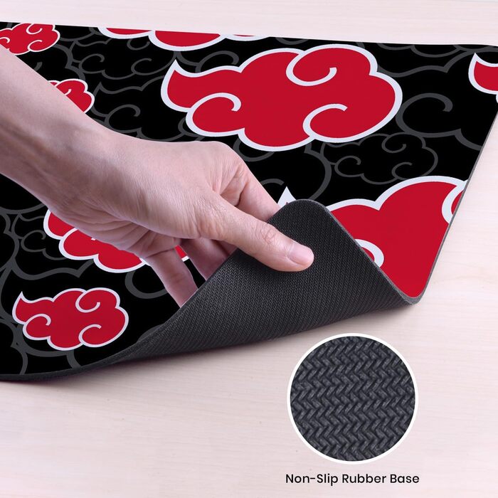 Килимок для миші та клавіатури Head Case Designs Naruto Shippuden Akatsuki 95x40 см - XL ігровий килимок