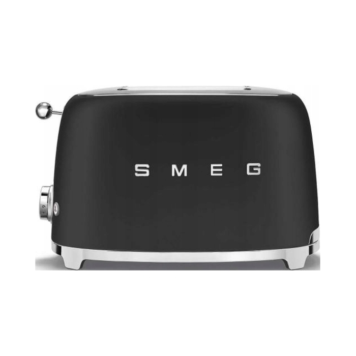 Тостер Smeg TSF01BLMEU на 2 скибки, 950 Вт, чорний