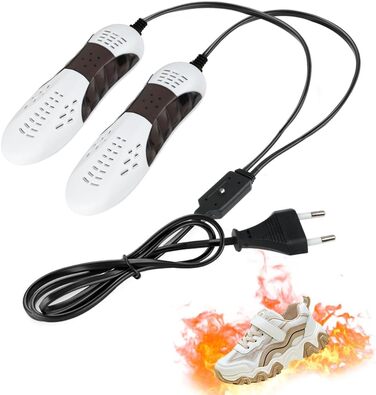 Електричний сушильник для взуття Flintronic - сушильник для черевиків, рукавиць, шкарпеток (білий)