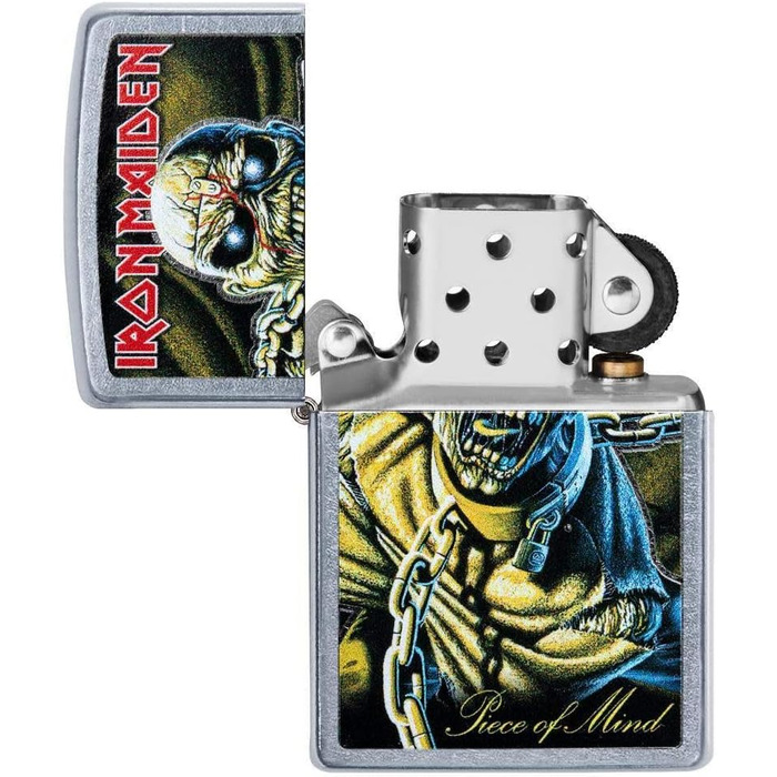Запальничка Zippo Iron Maiden унісекс, хромована, штормова
