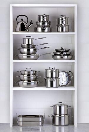 Сковорода Le Creuset з антипригарним покриттям, 30 см, нержавіюча сталь, для всіх плит (індукція, духовка)