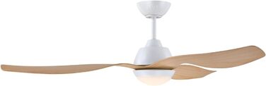 Стельовий вентилятор Westinghouse Magnolia 132 см з LED освітленням та пультом ДК, білий матовий, DC-мотор