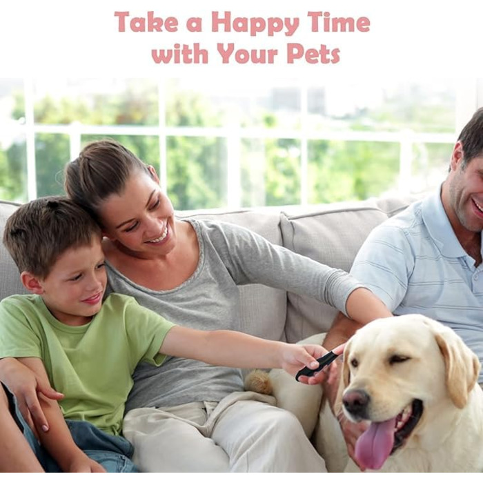 Щітка для догляду за шерстю собак, м'яка, для видалення шерсті, підходить для маленьких собак, цуценят, Йоркширських тер'єрів, пуделів, кроликів, котів (рожева)