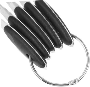 Cabilock 3-Piece Measuring Spoon Set, Stainless Steel Kitchen Helper Set, Kitchen Utensil Set, Measuring Spoons Set, Dessert Cups with Lid, Measuring Spoon Cup, Stainless Steel