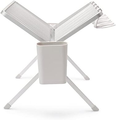 Складана сушарка для посуду Brabantia L, світло-сіра
