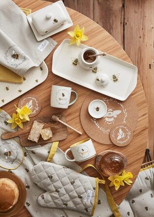 Cooksmart Ceramic Sauciere, suitable for all kitchen designs, perfect for family meals and Sunday roasts – Bumblebees