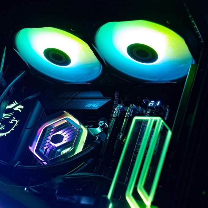 Cooler Master MasterLiquid 360 Stealth: Світлодіодна СРU-Водяна Система Охолодження - AIO (300W), Подвійна помпа, 120мм вентилятори Mobius, LGA1851/1700/AM5/AM4, RGB